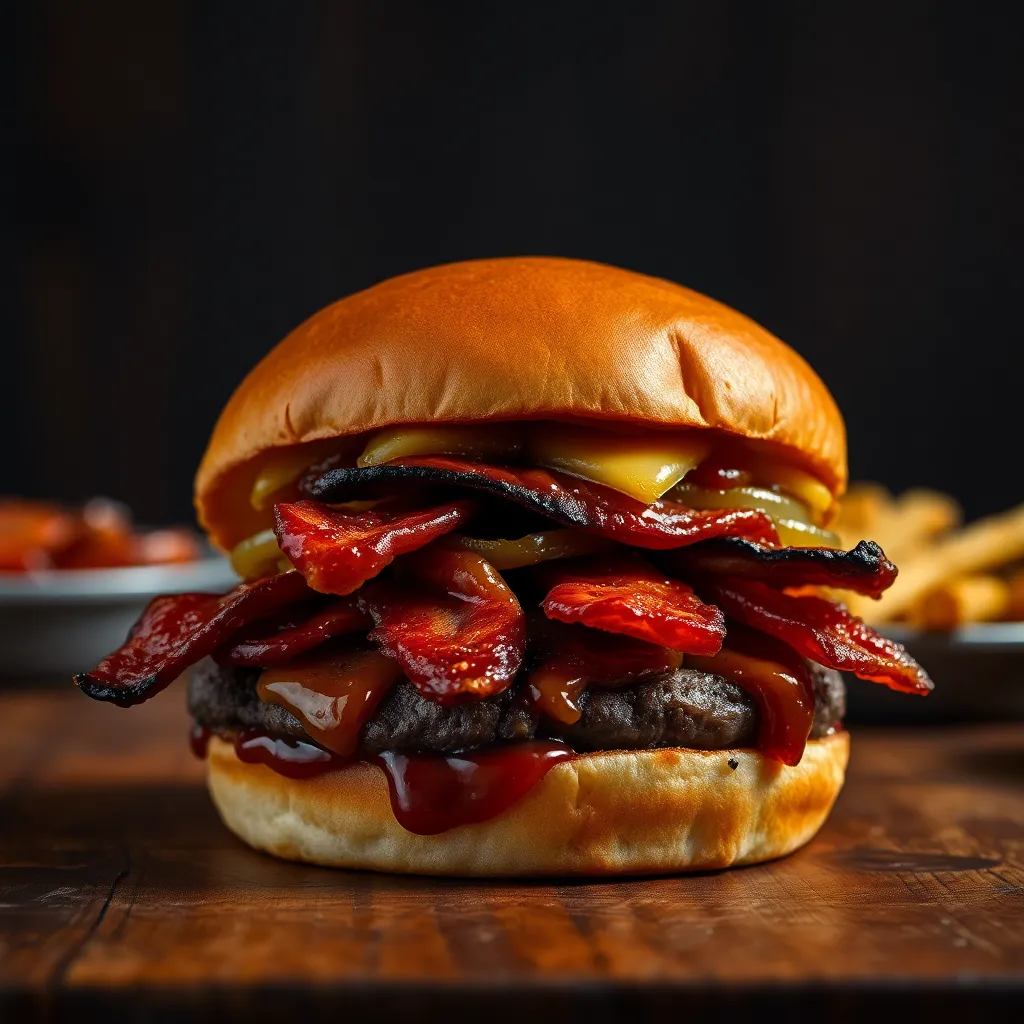 Ember BBQ Stack Burger